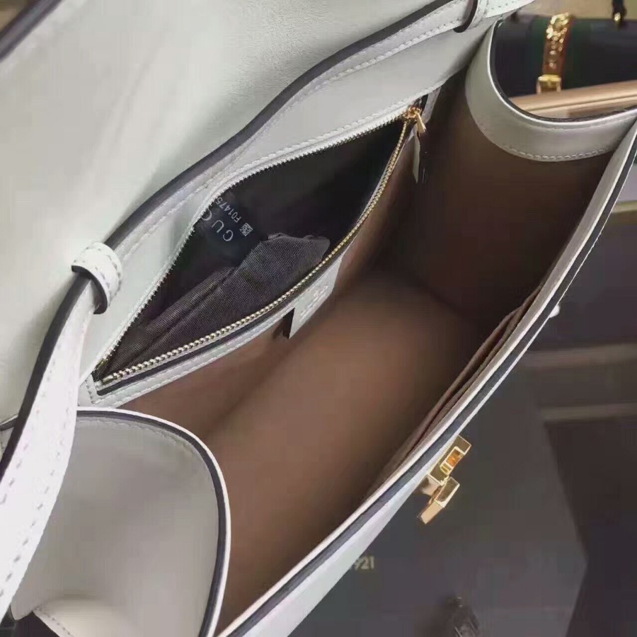 431665, GUCCI Sylvie leather top handle bag, handbags