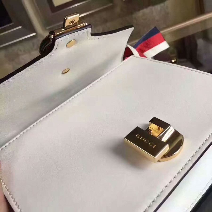 GUCCI Sylvie leather mini chain bag, handbags