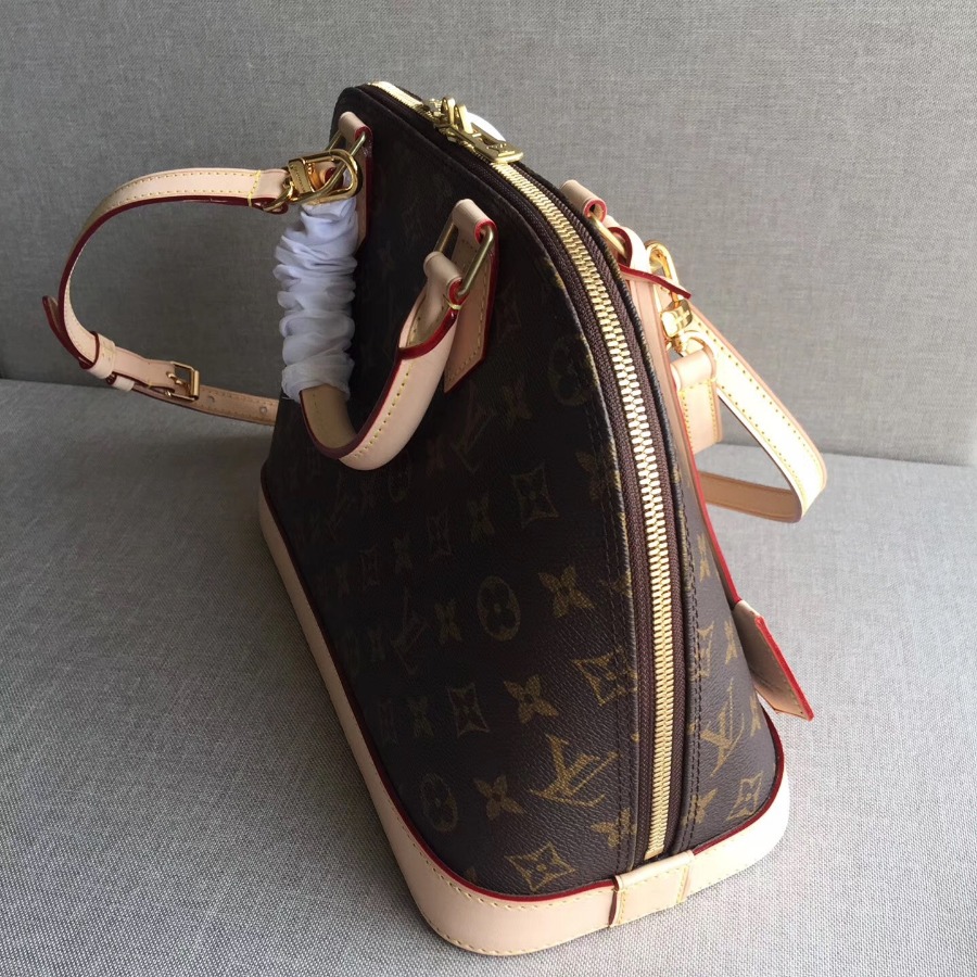 M53151, LOUIS VUITTON LV, ALMA PM Monogram Canvas