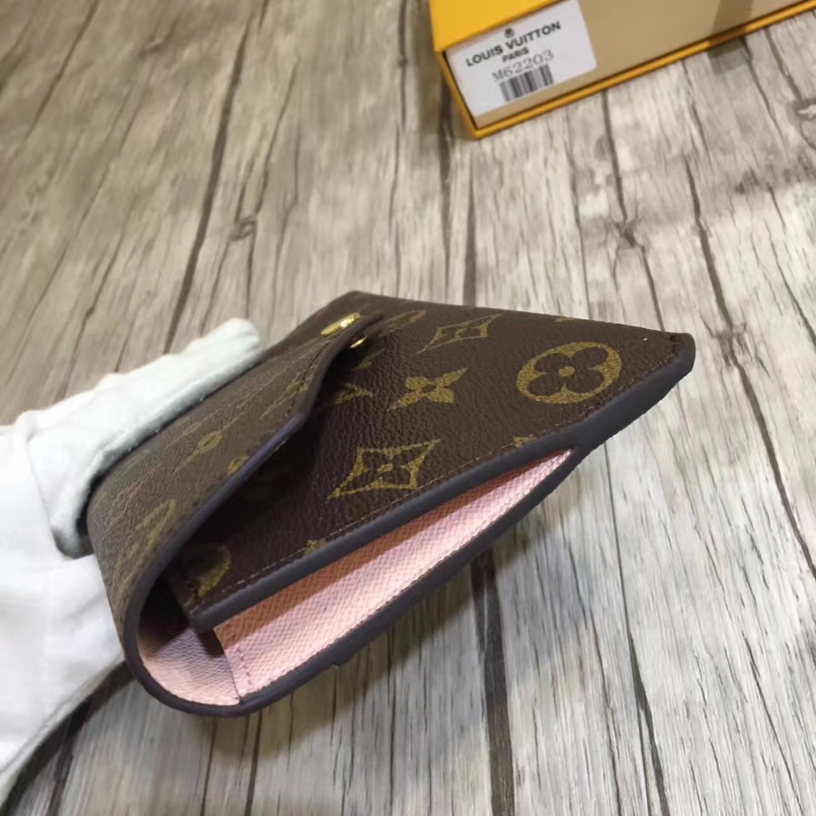 LOUIS VUITTON LV, JEANNE WALLET M62203,7.5 x 4.3 x 0.4 inches