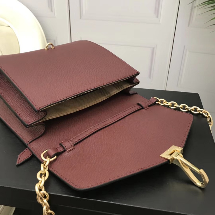 Burberry, 40585841, Small Leather Crossbody Bag