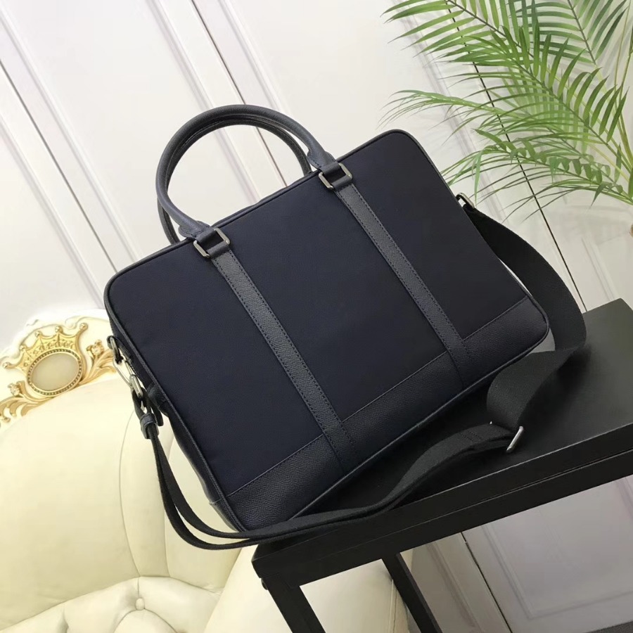 Burberry, 39583521, Crossbody briefcase with leather trim