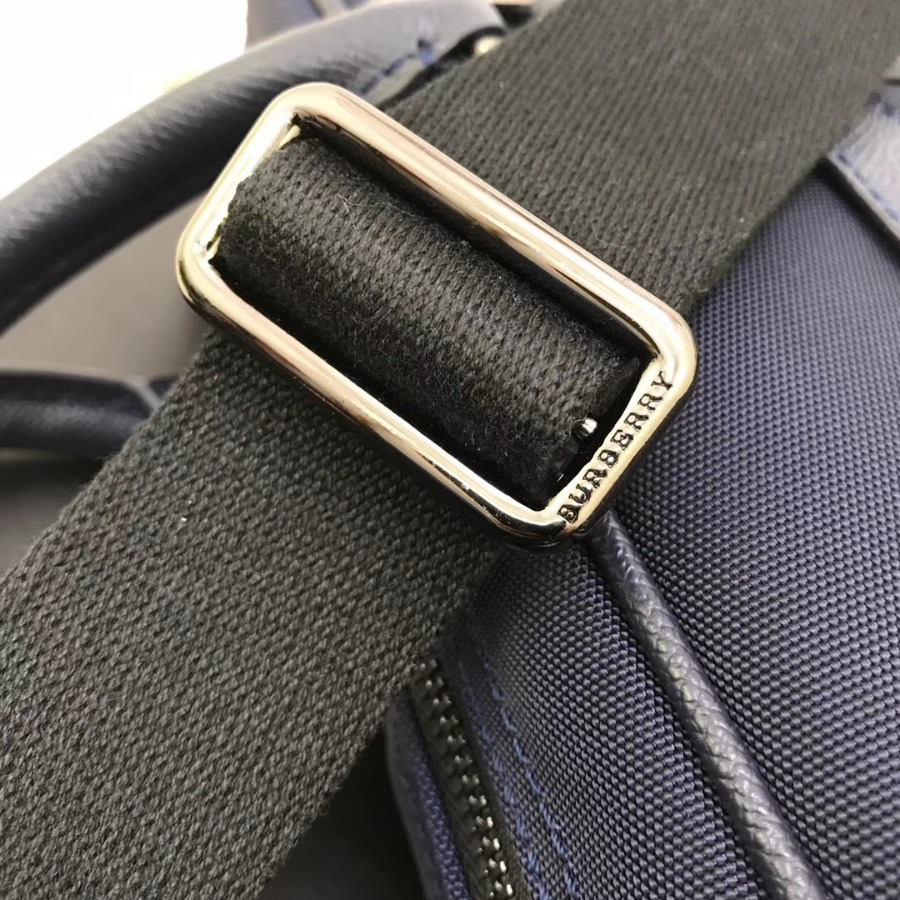 Burberry, 39583521, Crossbody briefcase with leather trim