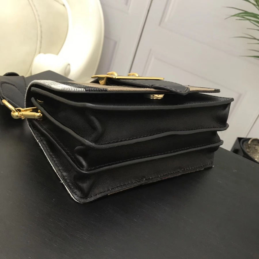Burberry, 40224601, The Small Buckle Bag in House Check and Leather