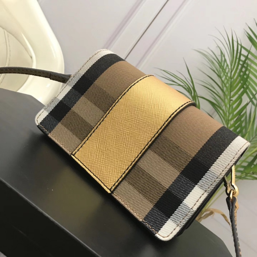 Burberry, 40224601, The Small Buckle Bag in House Check and Leather