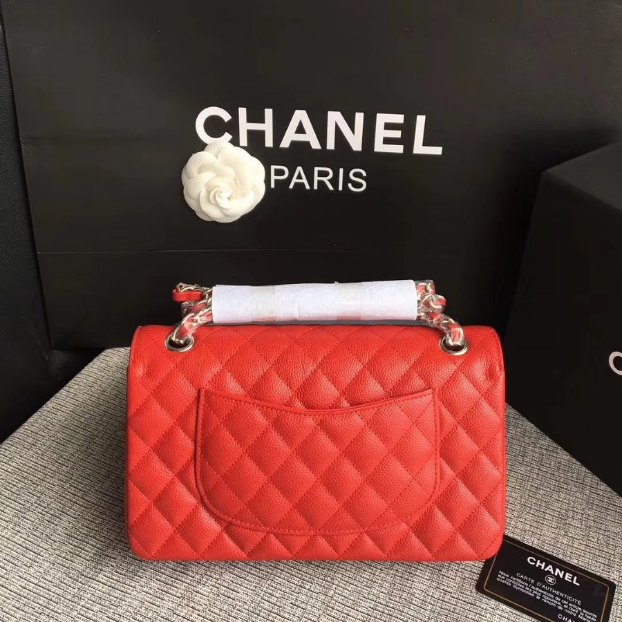 A1112, Chanel Classic Handbag & Cross Body Bag, Grained Calfskin, Original Quality