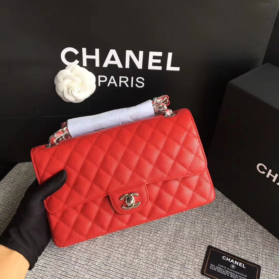 A1112, Chanel Classic Handbag & Cross Body Bag, Grained Calfskin, Original Quality