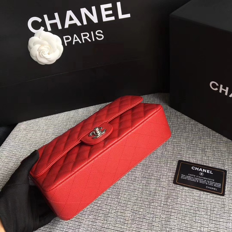 A1112, Chanel Classic Handbag & Cross Body Bag, Grained Calfskin, Original Quality