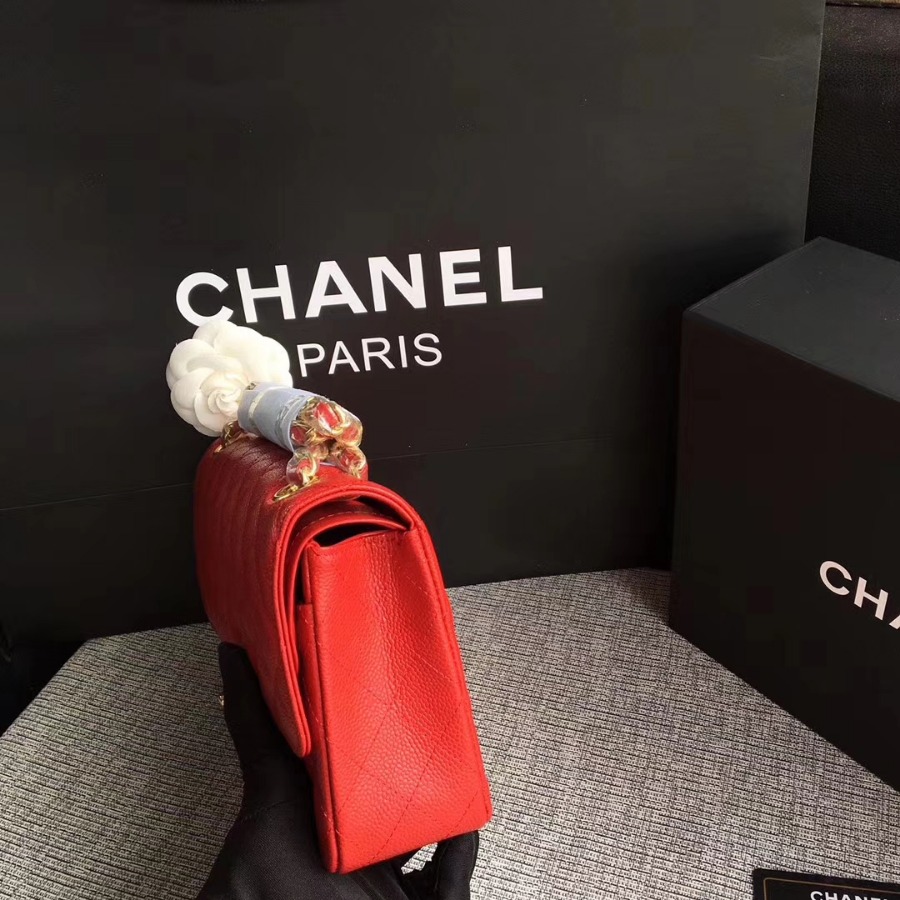 A1112, Chanel Classic Handbag & Cross Body Bag, Grained Calfskin, Original Quality