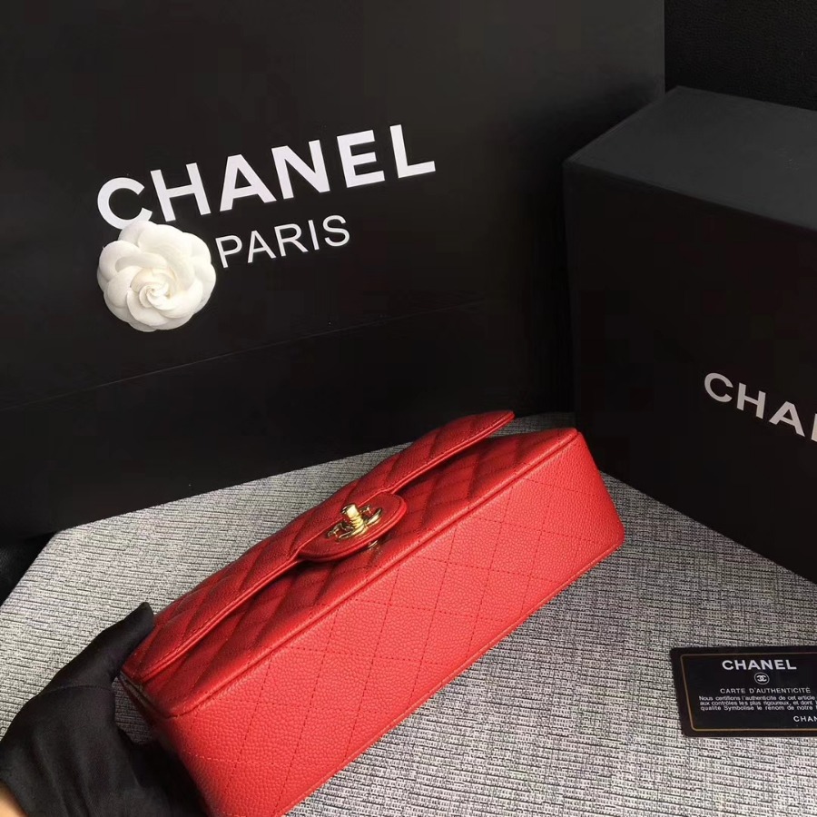 A1112, Chanel Classic Handbag & Cross Body Bag, Grained Calfskin, Original Quality