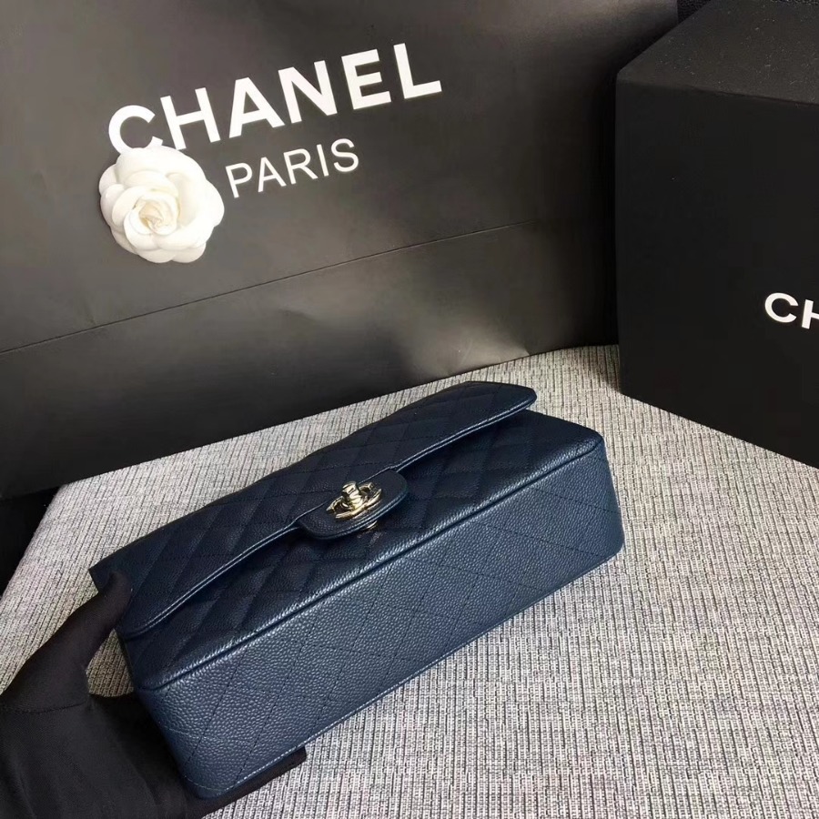 A1112, Chanel Classic Handbag & Cross Body Bag, Grained Calfskin, Original Quality