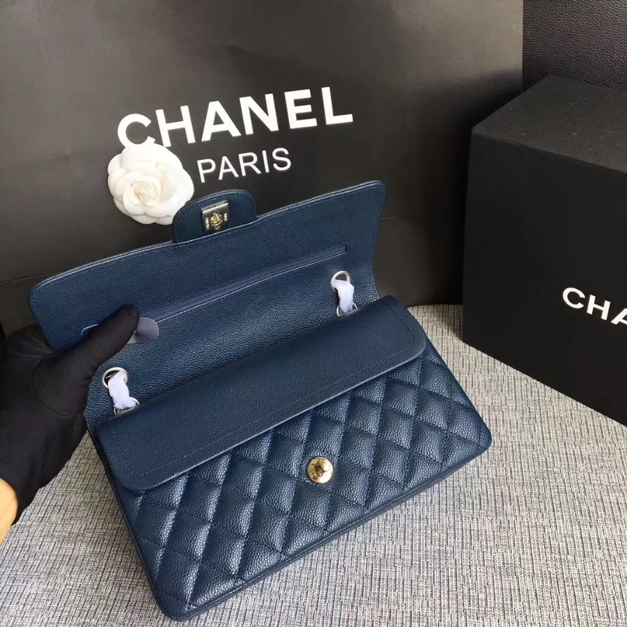 A1112, Chanel Classic Handbag & Cross Body Bag, Grained Calfskin, Original Quality