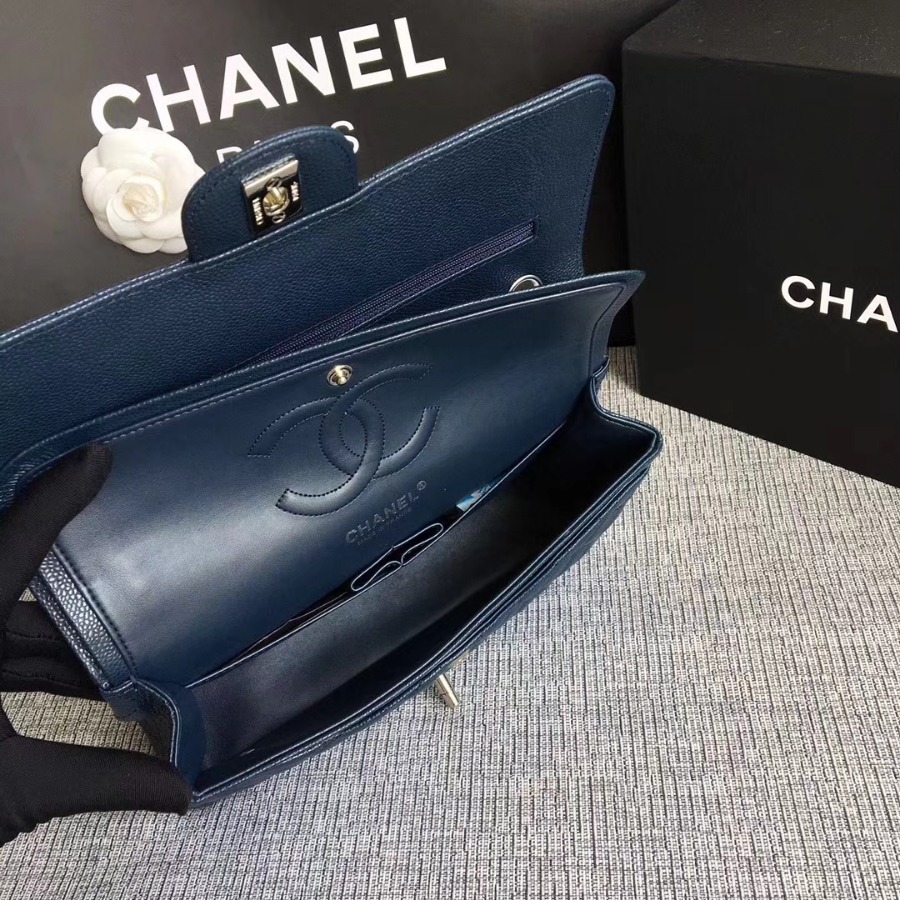 A1112, Chanel Classic Handbag & Cross Body Bag, Grained Calfskin, Original Quality