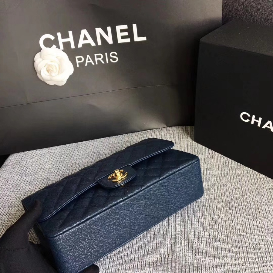 A1112, Chanel Classic Handbag & Cross Body Bag, Grained Calfskin, Original Quality