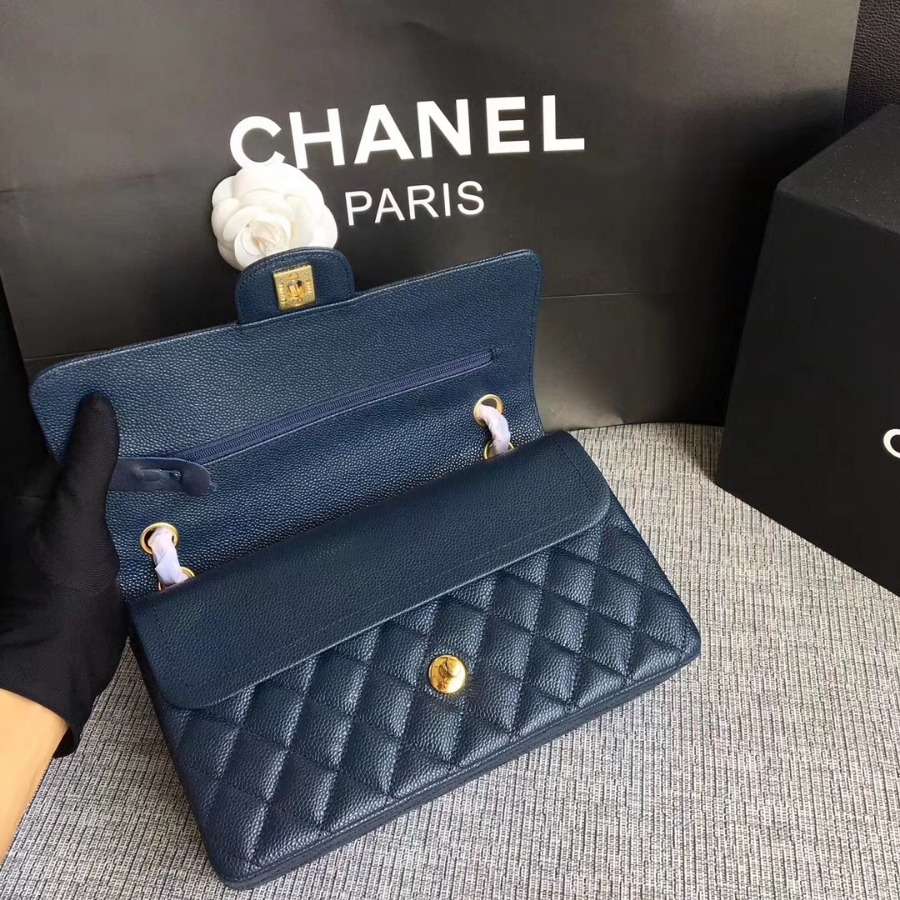A1112, Chanel Classic Handbag & Cross Body Bag, Grained Calfskin, Original Quality