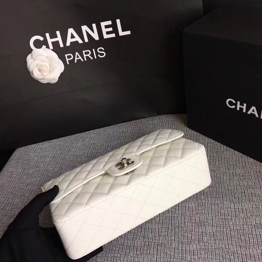 A1112, Chanel Classic Handbag & Cross Body Bag, Grained Calfskin, Original Quality
