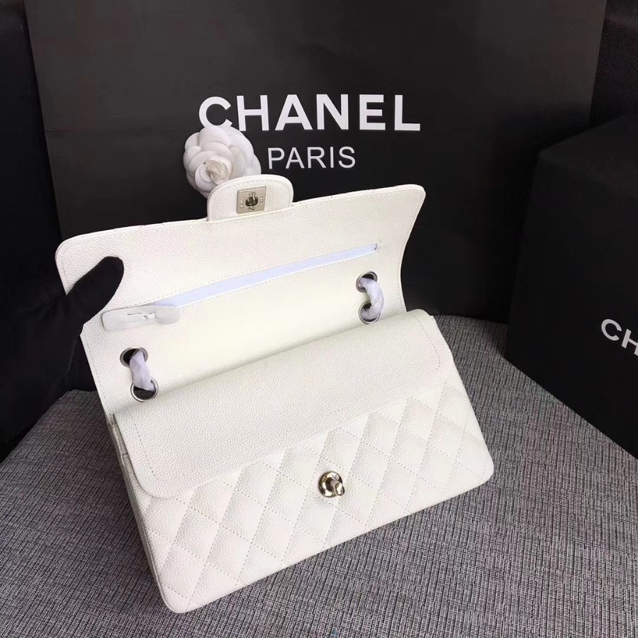 A1112, Chanel Classic Handbag & Cross Body Bag, Grained Calfskin, Original Quality