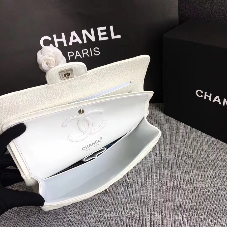 A1112, Chanel Classic Handbag & Cross Body Bag, Grained Calfskin, Original Quality