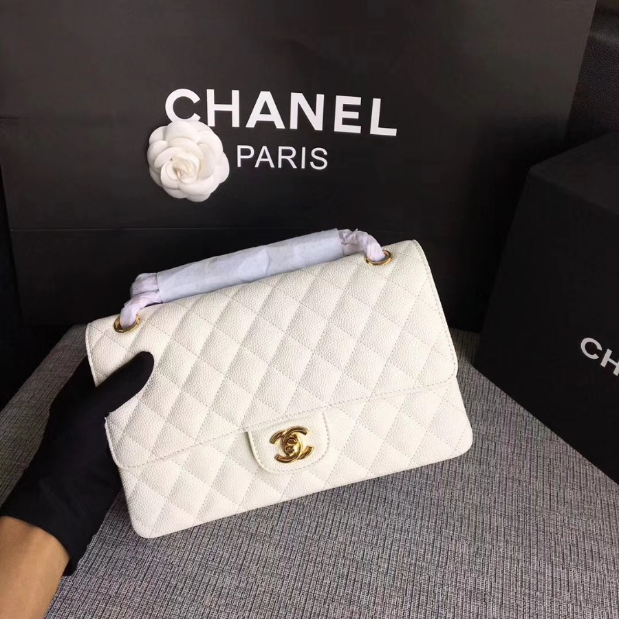 A1112, Chanel Classic Handbag & Cross Body Bag, Grained Calfskin, Original Quality