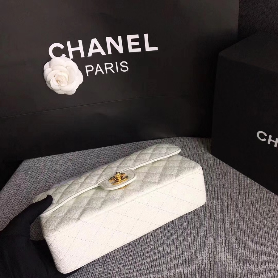 A1112, Chanel Classic Handbag & Cross Body Bag, Grained Calfskin, Original Quality
