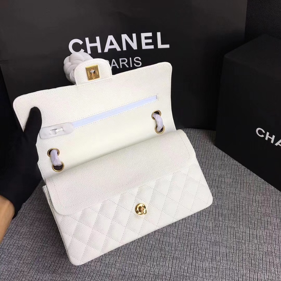 A1112, Chanel Classic Handbag & Cross Body Bag, Grained Calfskin, Original Quality