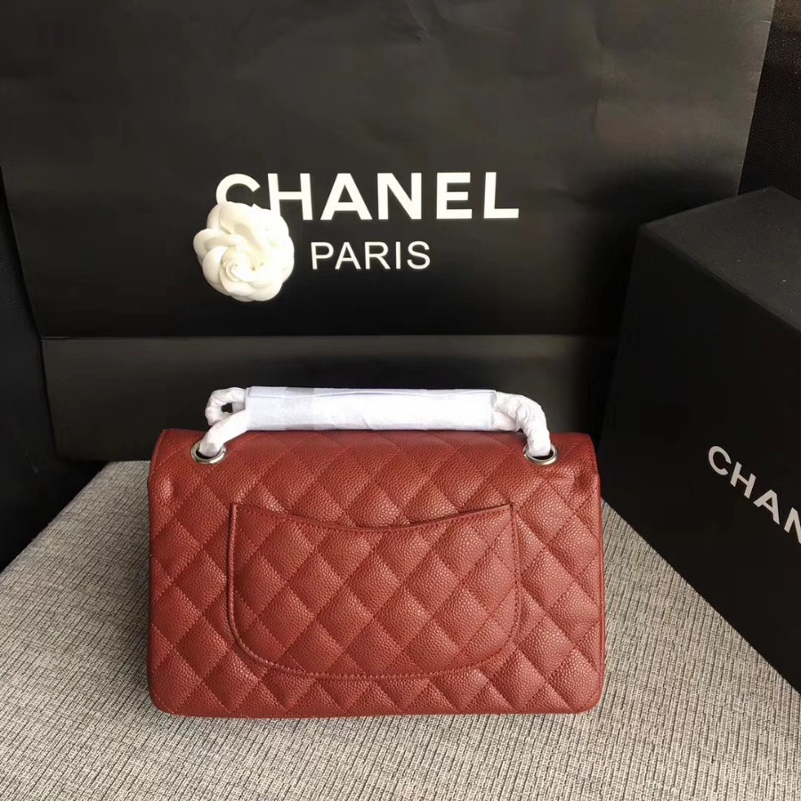 A1112, Chanel Classic Handbag & Cross Body Bag, Grained Calfskin, Original Quality