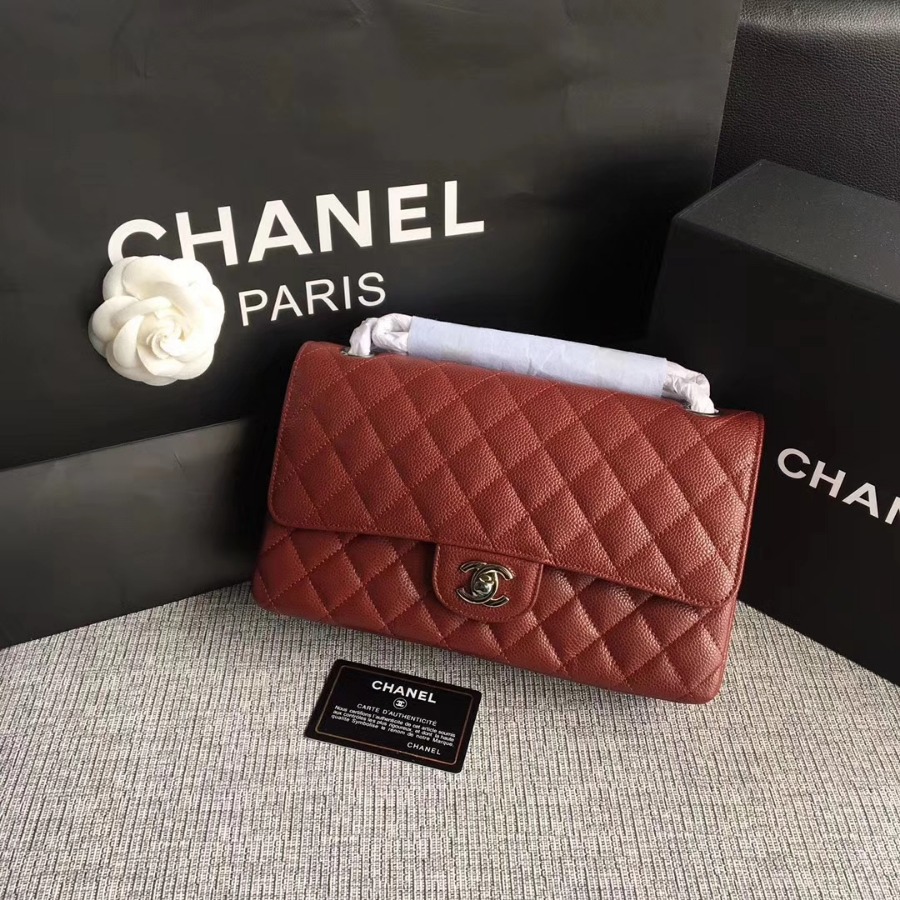 A1112, Chanel Classic Handbag & Cross Body Bag, Grained Calfskin, Original Quality