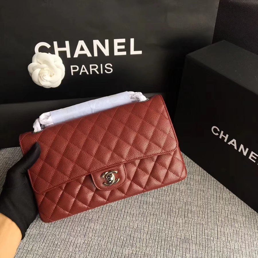 A1112, Chanel Classic Handbag & Cross Body Bag, Grained Calfskin, Original Quality