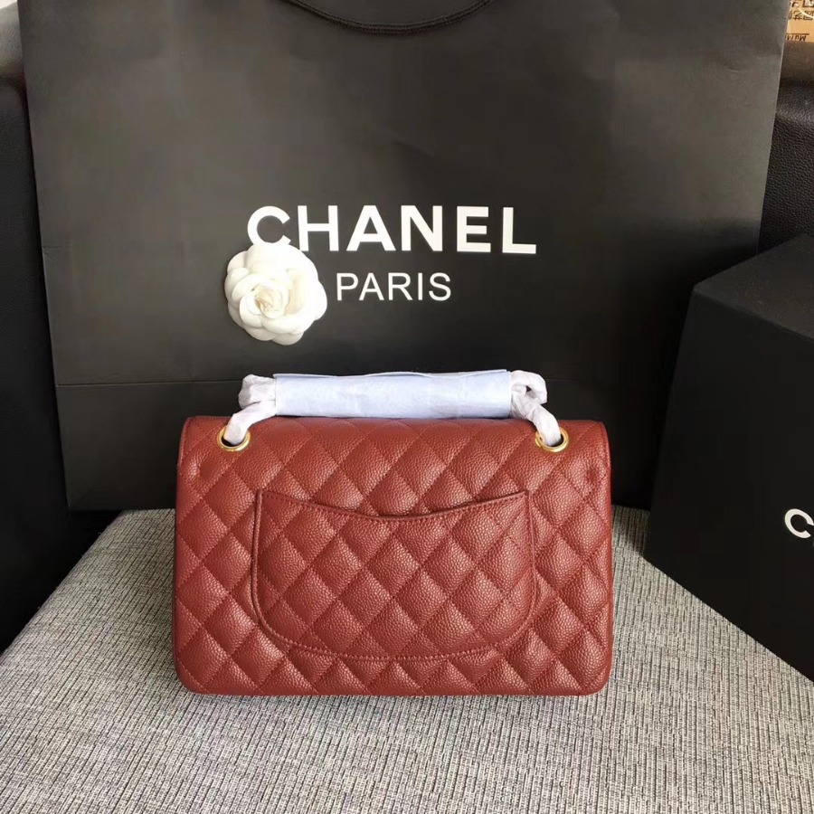 A1112, Chanel Classic Handbag & Cross Body Bag, Grained Calfskin, Original Quality
