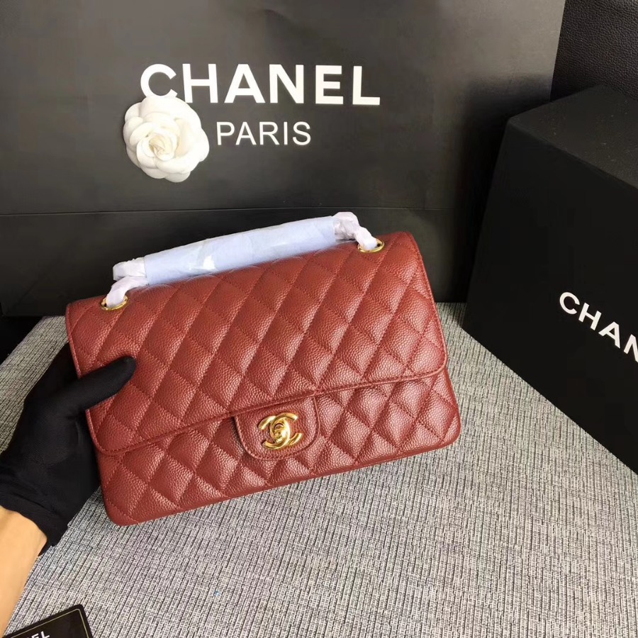 A1112, Chanel Classic Handbag & Cross Body Bag, Grained Calfskin, Original Quality