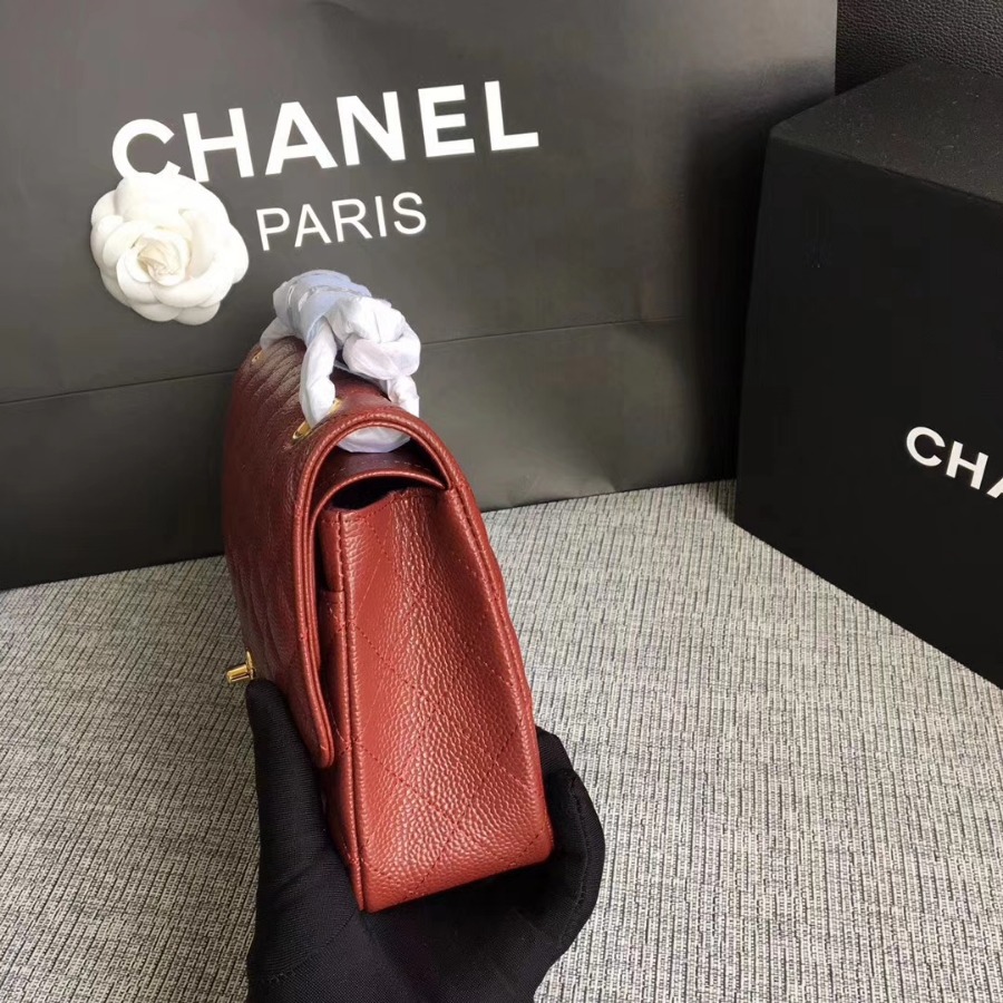 A1112, Chanel Classic Handbag & Cross Body Bag, Grained Calfskin, Original Quality