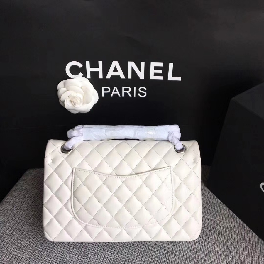 A01112, Chanel Classic Handbag & Cross Body Bag, LAMBSKIN, Original Quality