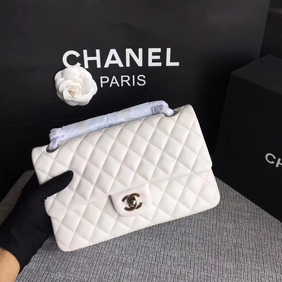 A01112, Chanel Classic Handbag & Cross Body Bag, LAMBSKIN, Original Quality