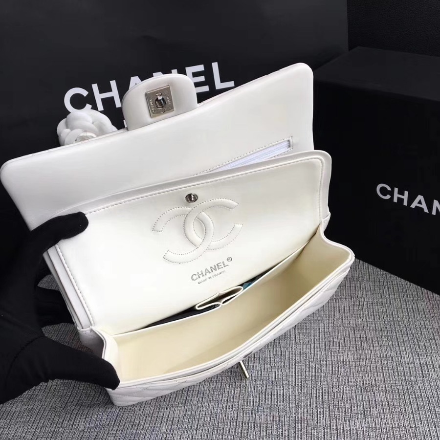 A01112, Chanel Classic Handbag & Cross Body Bag, LAMBSKIN, Original Quality