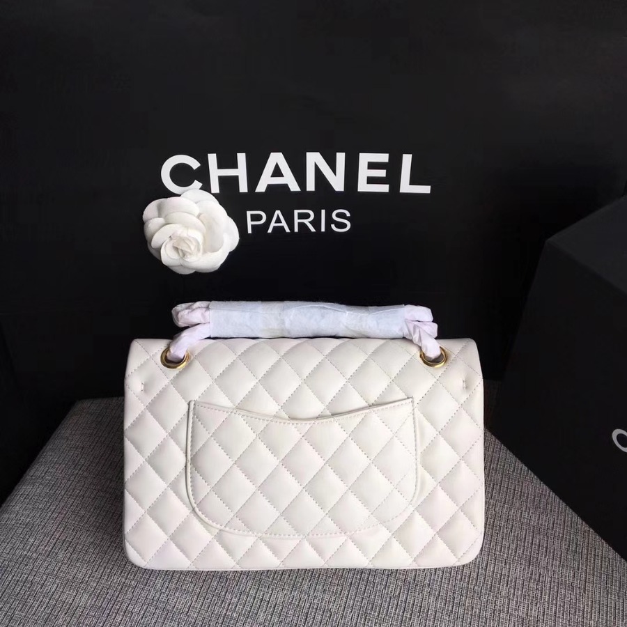 A01112, Chanel Classic Handbag & Cross Body Bag, LAMBSKIN, Original Quality