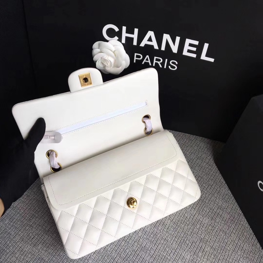 A01112, Chanel Classic Handbag & Cross Body Bag, LAMBSKIN, Original Quality