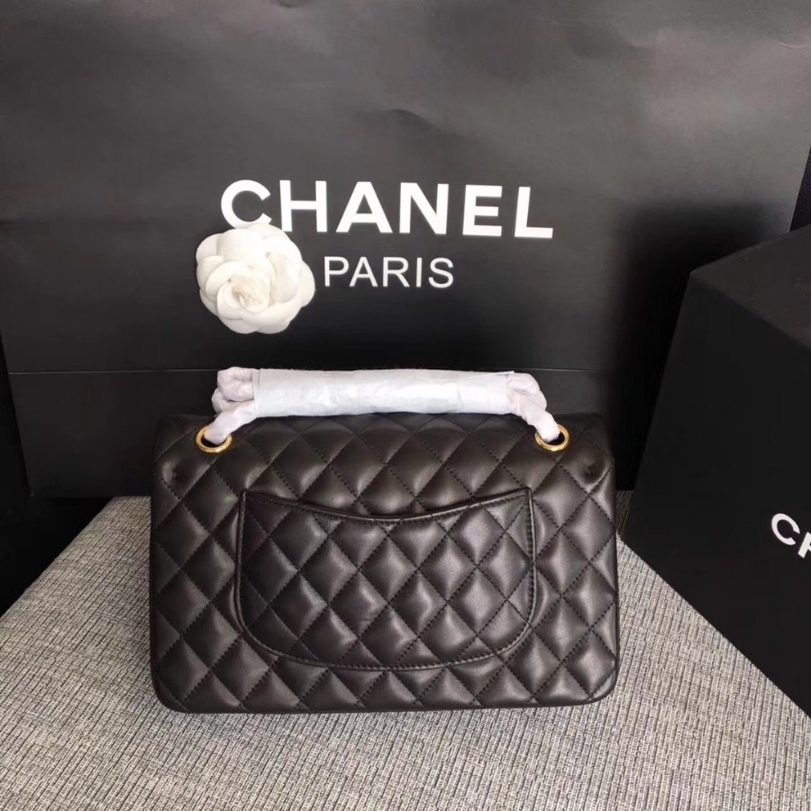 A01112, Chanel Classic Handbag & Cross Body Bag, LAMBSKIN, Original Quality