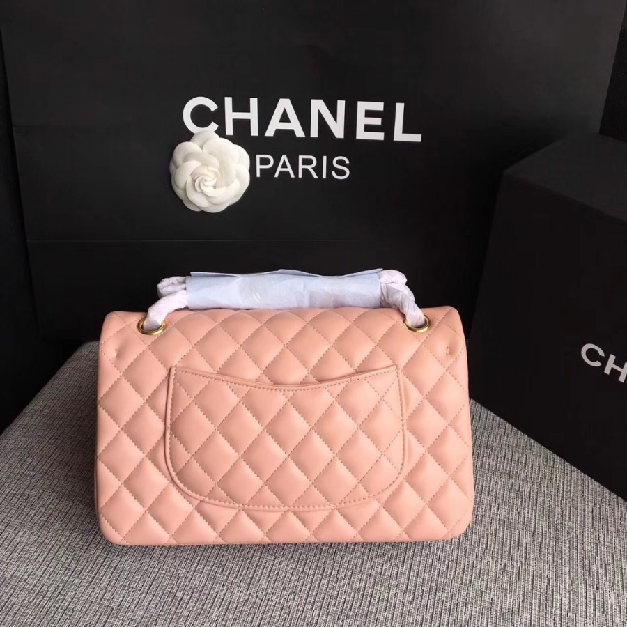 A01112, Chanel Classic Handbag & Cross Body Bag, LAMBSKIN, Original Quality