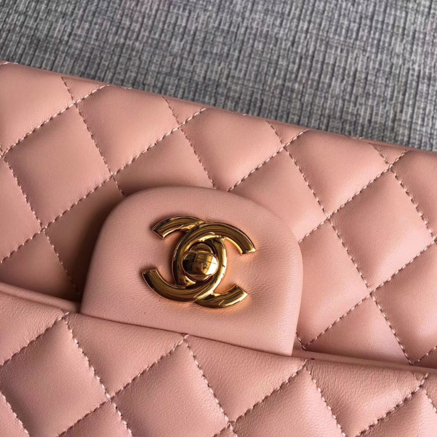 A01112, Chanel Classic Handbag & Cross Body Bag, LAMBSKIN, Original Quality
