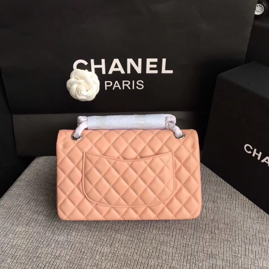 A01112, Chanel Classic Handbag & Cross Body Bag, LAMBSKIN, Original Quality