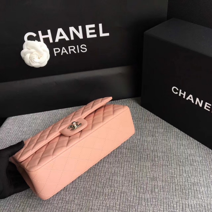 A01112, Chanel Classic Handbag & Cross Body Bag, LAMBSKIN, Original Quality
