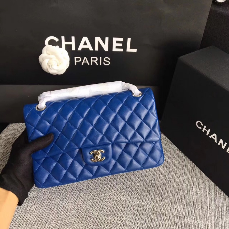 A01112, Chanel Classic Handbag & Cross Body Bag, LAMBSKIN, Original Quality