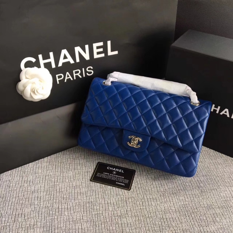 A01112, Chanel Classic Handbag & Cross Body Bag, LAMBSKIN, Original Quality