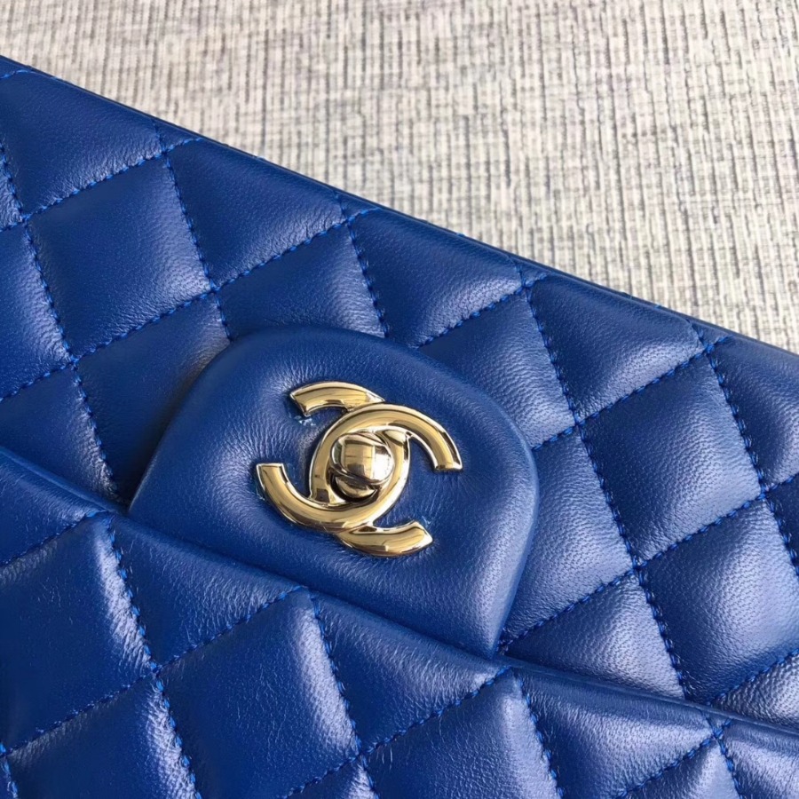 A01112, Chanel Classic Handbag & Cross Body Bag, LAMBSKIN, Original Quality