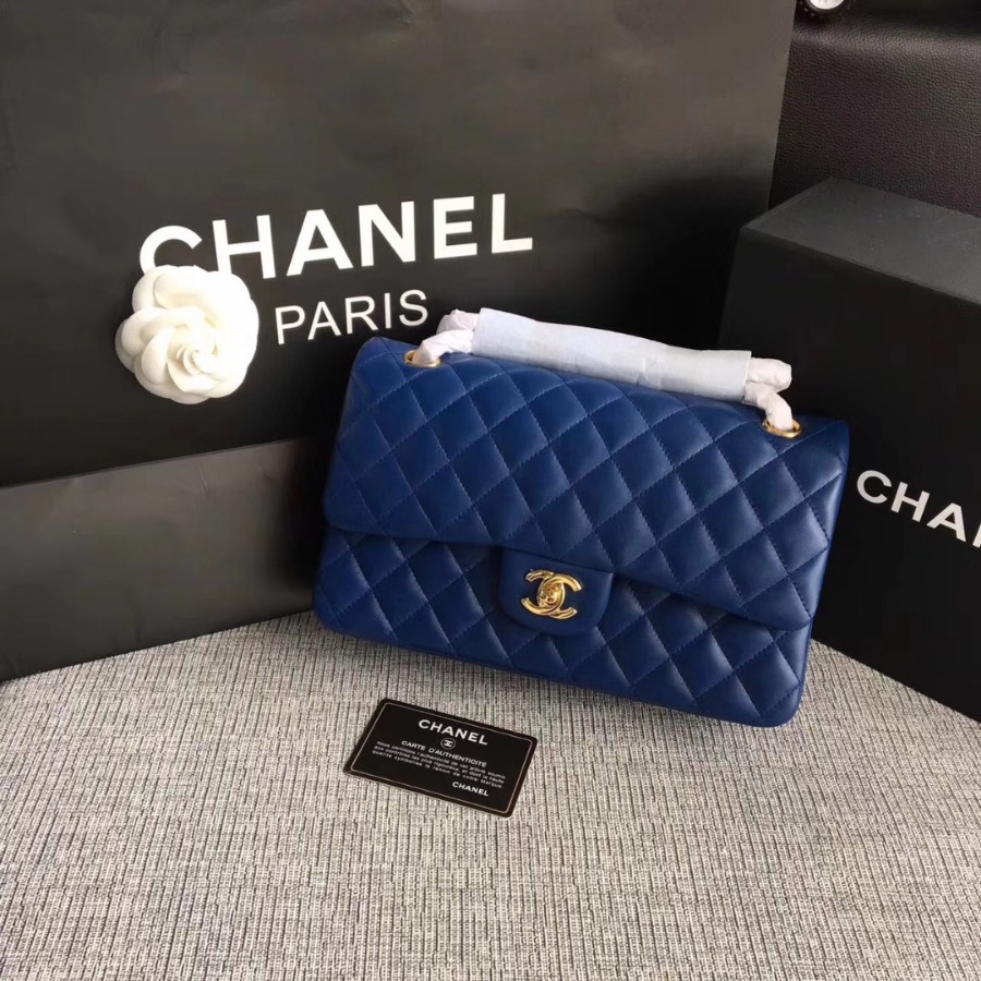 A01112, Chanel Classic Handbag & Cross Body Bag, LAMBSKIN, Original Quality