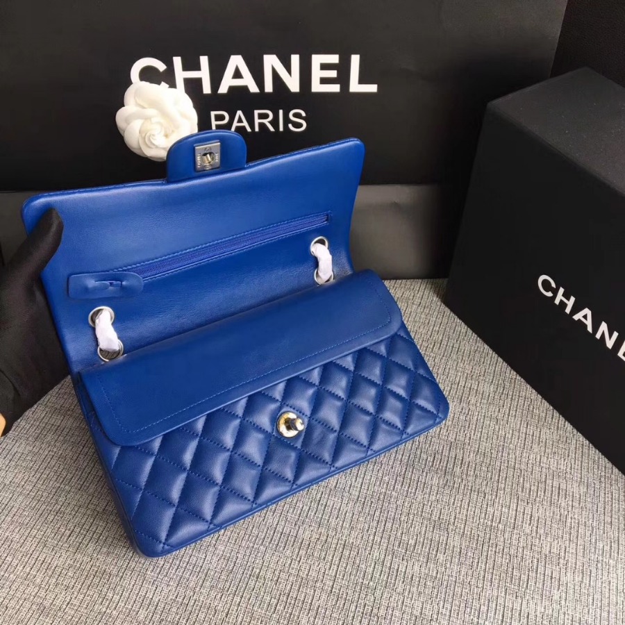 A01112, Chanel Classic Handbag & Cross Body Bag, LAMBSKIN, Original Quality