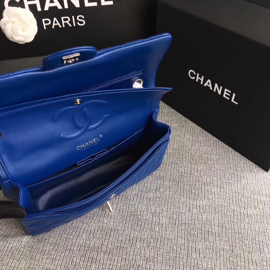 A01112, Chanel Classic Handbag & Cross Body Bag, LAMBSKIN, Original Quality
