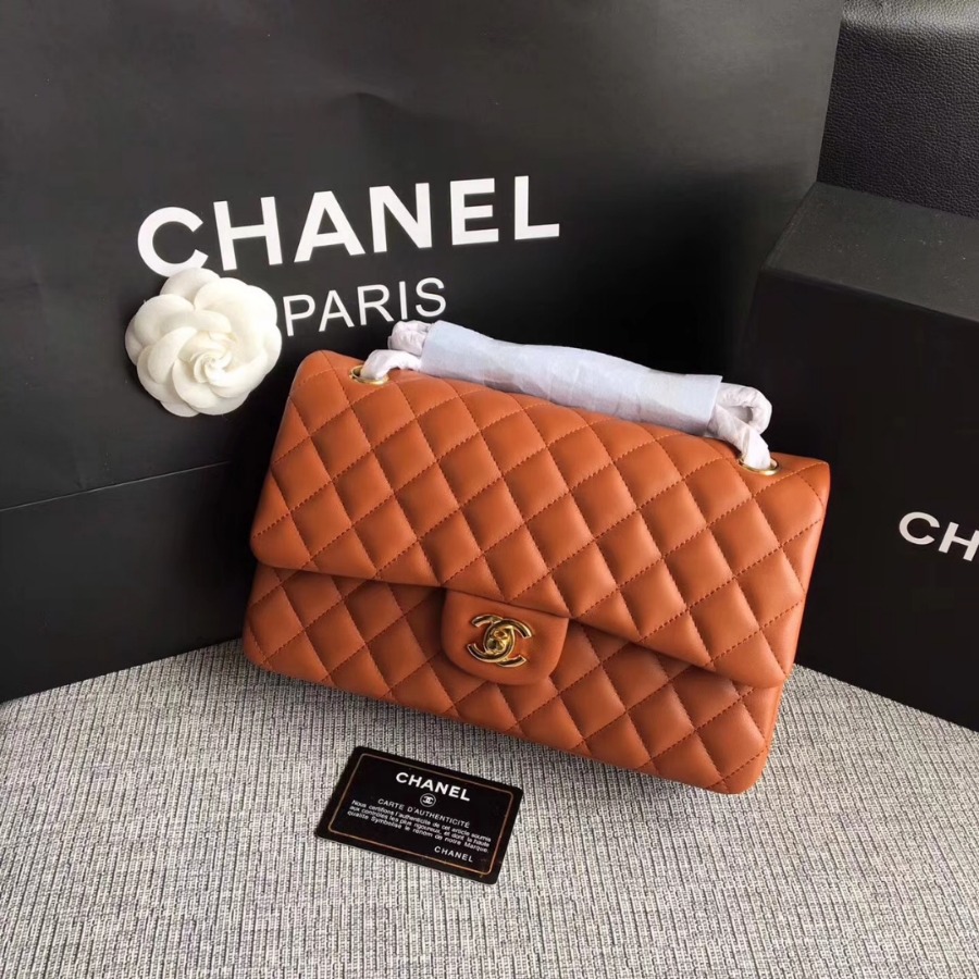 A01112, Chanel Classic Handbag & Cross Body Bag, LAMBSKIN, Original Quality