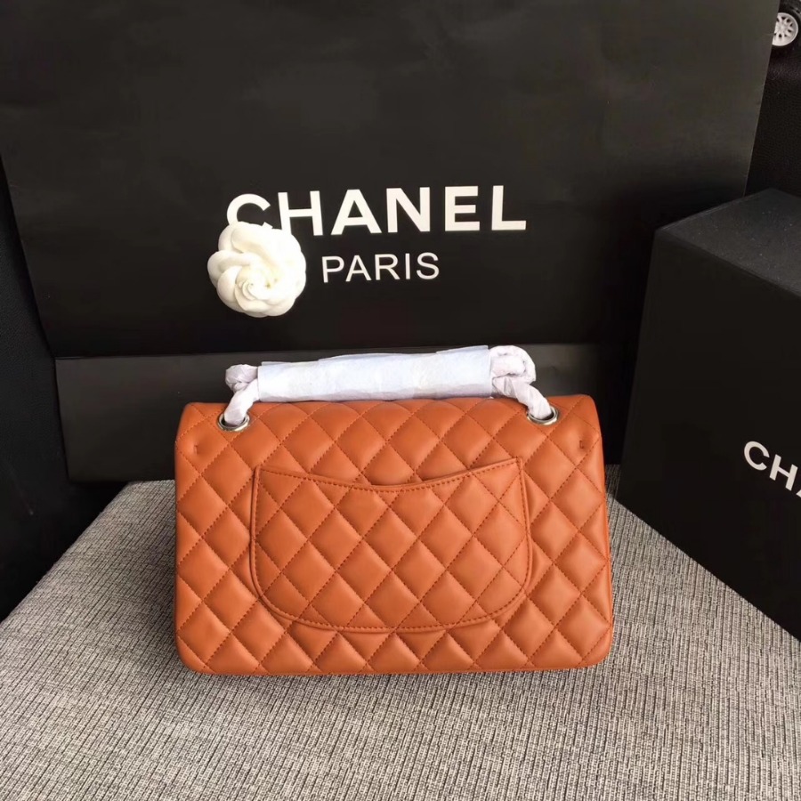 A01112, Chanel Classic Handbag & Cross Body Bag, LAMBSKIN, Original Quality