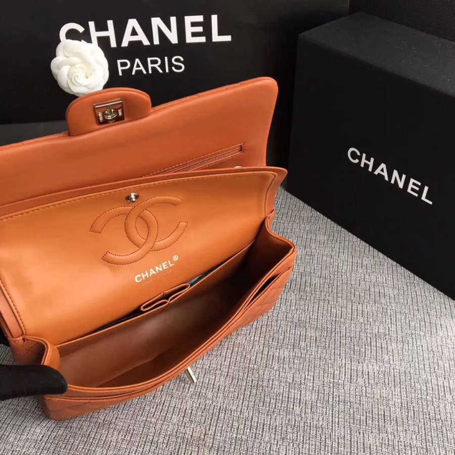 A01112, Chanel Classic Handbag & Cross Body Bag, LAMBSKIN, Original Quality